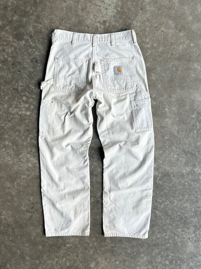 Vintage white Double Knee Pants