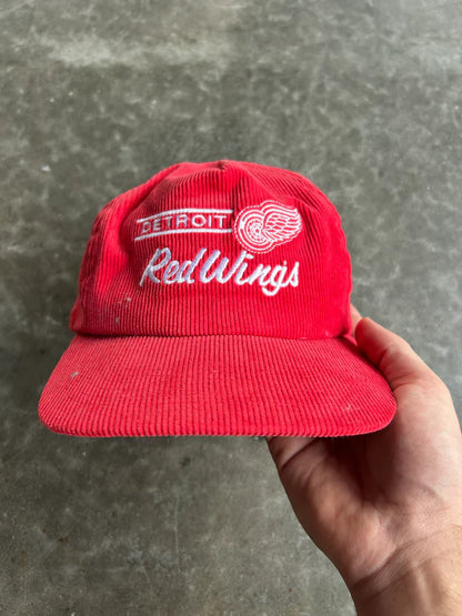 Vintage Red Wings Snapback Hat