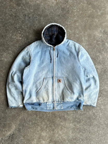 Vintage Denim Hooded Jacket