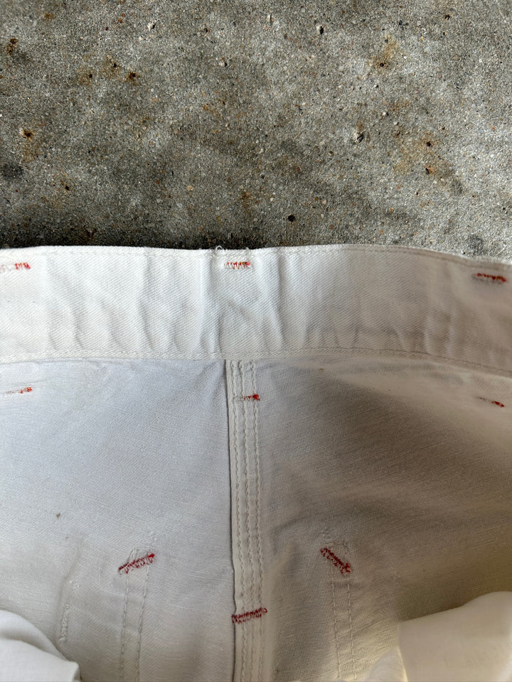 Vintage white Double Knee Pants